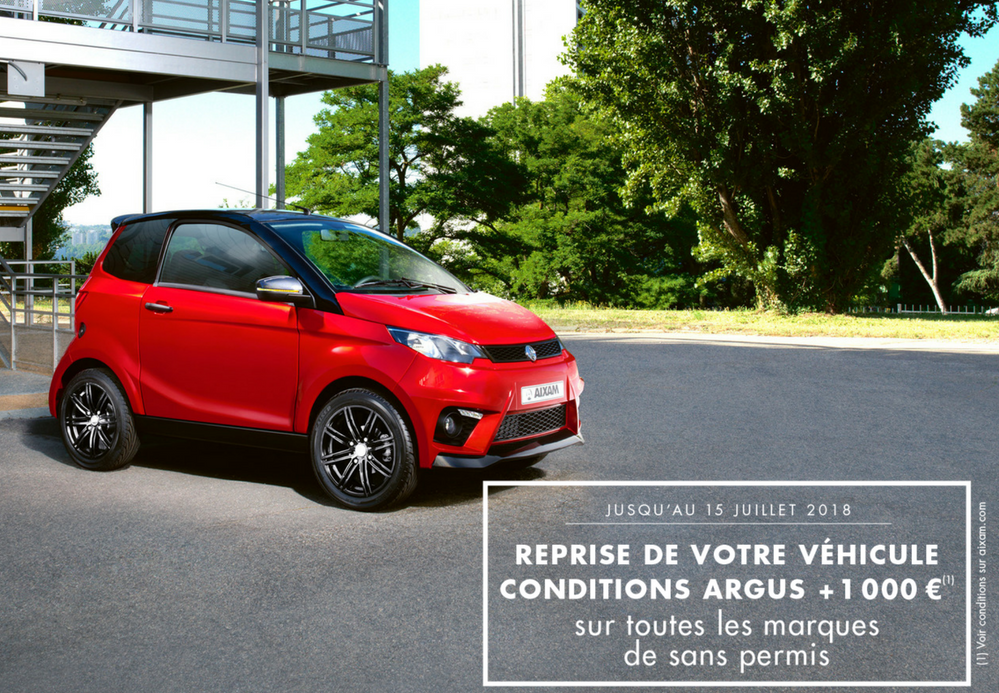 Offre voiture avec reprise