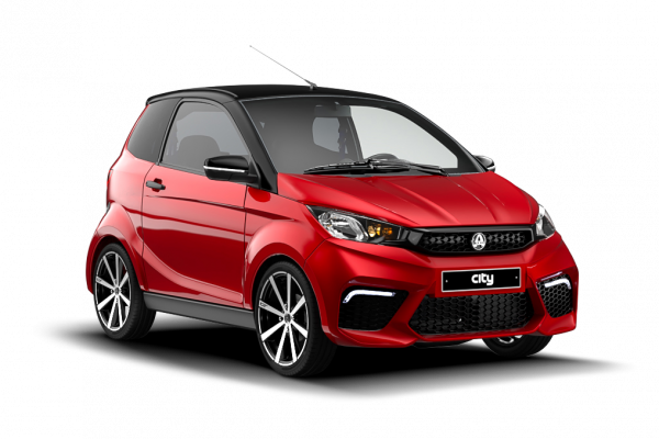 Voiture sans permis AIXAM City 1.citgto_34av_red_png_ombre