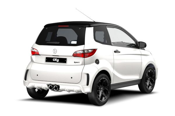 Aixam City가없는 자동차 2.City Sport 2020 3/4 후면